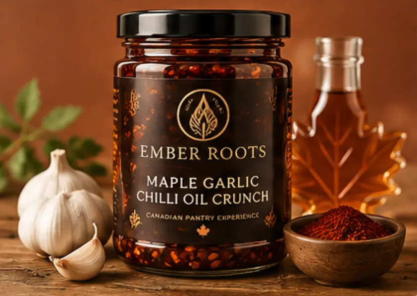 Maple Garlic Chilli Oil Crunch